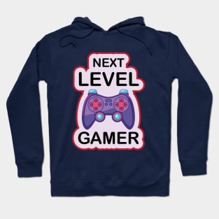 Next Level Gamer Joystick Controller  Design for kids and Gamers Hoodie